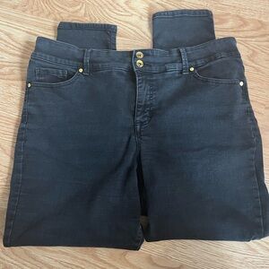 Anne Klein Classic Black Women's Jeans 18W